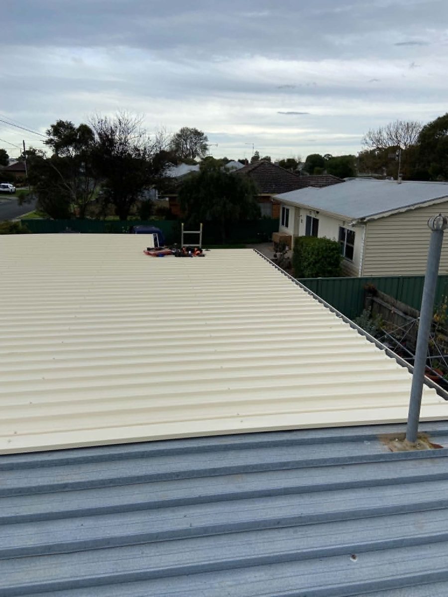Completed roof replacement