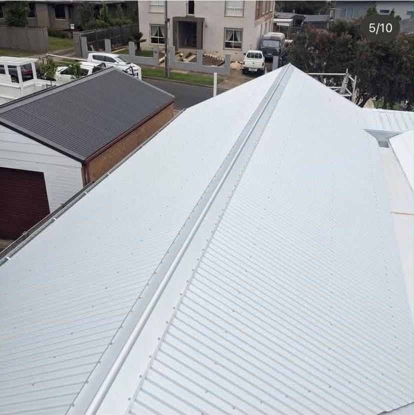 Ridge capping and sheeting completed